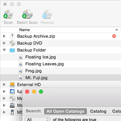 dvd content catalogging app for mac